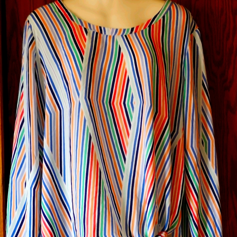 XL top stripes polyester